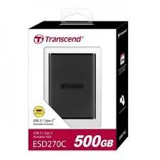 Transcend SSD EXT 500G ESD270c