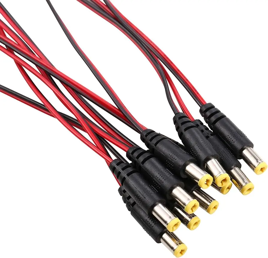 Camera DC Power Cable2.1mm 12v / 5A 