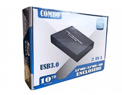 Enclosure Combo 3.5"HDD-2.5"HDD-SSD